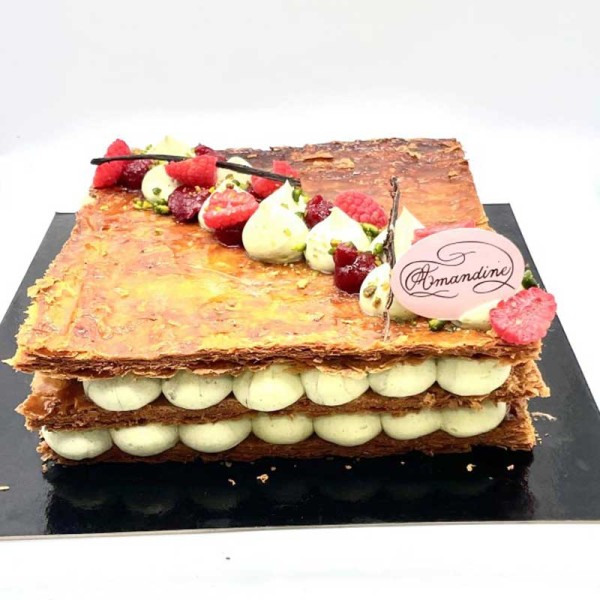 Mille-Feuilles Framboise Pistache