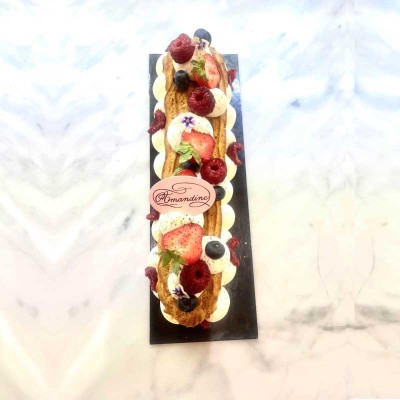 Éclair Vanille Framboise